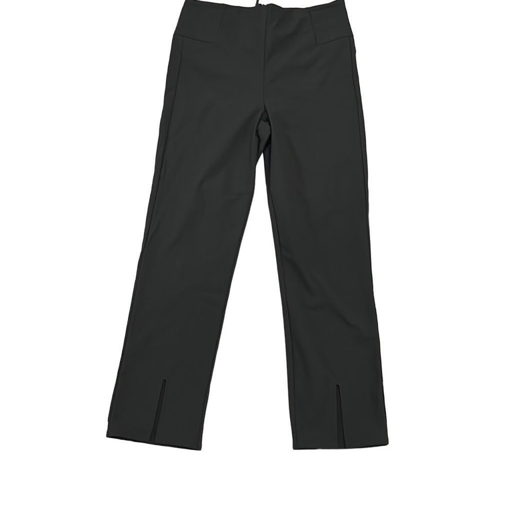 Athleta Wander Slim Straight Crop Pants Front Ankle Slits Womens Sz 10